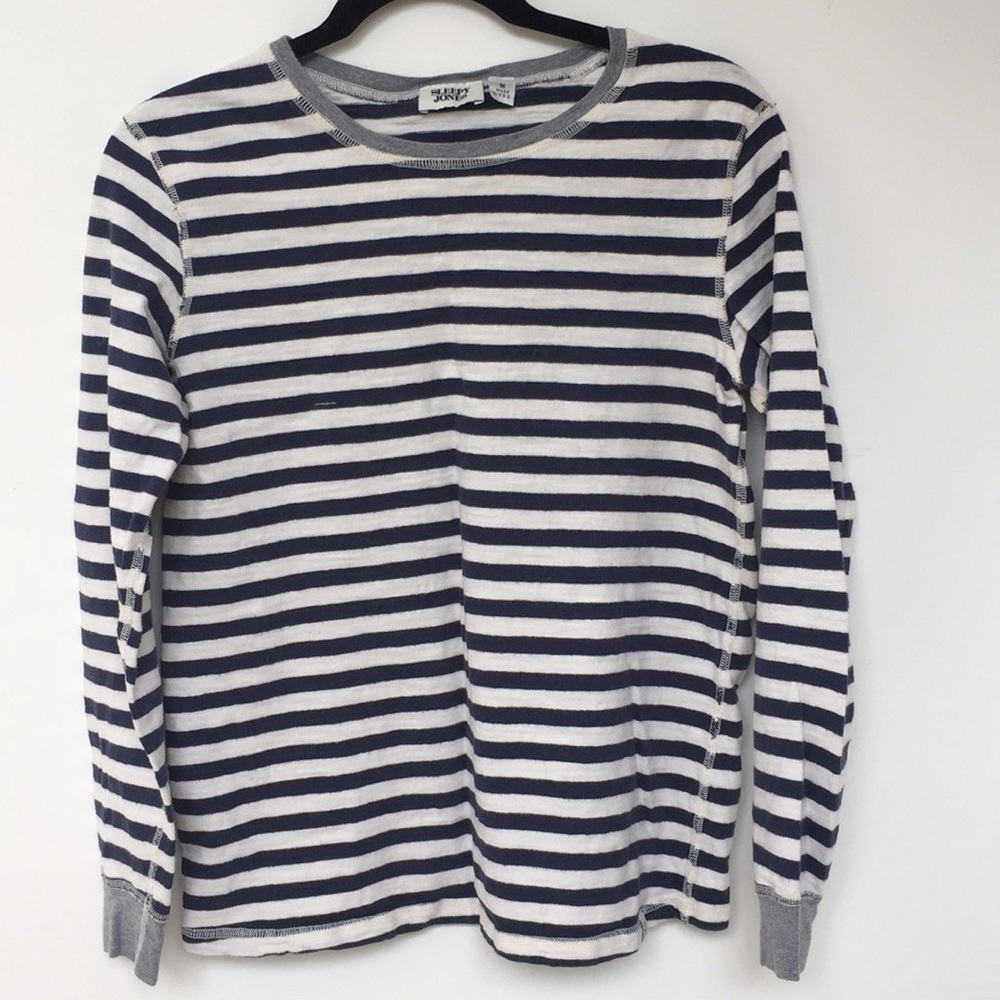 Sleepy Jones striped pajama set